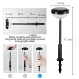 2-Piece Solar Garden Lights for Outdoor Use In Australia - Darrahopens