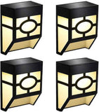 4-Pack Solar Lights for Fences Walls Stairs and Yard Warm White and Multicolor In Australia - Darrahopens