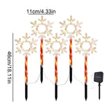 4-Pack Solar Lights for Fences Walls Stairs and Yard Warm White and Multicolor In Australia - Darrahopens