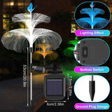 2-Pack Solar Jellyfish Garden Lights Waterproof for Yard Walkway and Lawn In Australia - Darrahopens