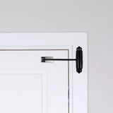 Automatic Door Closer, Double Spring Adjustable Aluminum Alloy Door Closer for Home Office, Black In Australia - Darrahopens