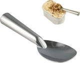Aluminum Ice Cream Spade Scoop, Beveled Paddle with Ergonomic Hollow Handle for Gelato Sorbet, Silver In Australia - Darrahopens