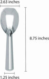 Aluminum Ice Cream Spade Scoop, Beveled Paddle with Ergonomic Hollow Handle for Gelato Sorbet, Silver In Australia - Darrahopens