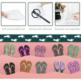 3 Pairs Gel Metatarsal Pads for Flip Flops, Washable Ball of Foot Cushions for Thong Sandals