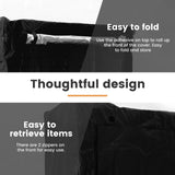 Wire Shelving Unit Cover, Waterproof Dustproof 210D Zipper Rack Cover, Black 36 x 18 x 72 In In Australia - Darrahopens