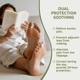 16 Pack Gel Toe Separators, Soft Silicone Toe Spacers for Daily Foot Care, Transparent