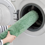 3 Piece Bathroom Rug Set, Soft Microfiber Absorbent Non Slip Bath Mats for Toilet Tub, Sage Green In Australia - Darrahopens