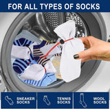 100 Pcs Sock Clips for Laundry, Adjustable Sock Holder Organizer for Washer Dryer, 5 Colors In Australia - Darrahopens
