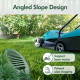 2 Pack 4 Inch Angled Drain Grates, PVC PE Yard Drain Emitters for Gutters Lawn Drainage, Green In Australia - Darrahopens