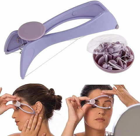 Facial Hair Threading Epilator Kit, Spring Root Hair Remover with 10 Extra Threads for Women In Australia - Darrahopens
