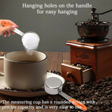 1/4 Cup Measuring Scoop, 60ml Stainless Steel Coffee Scoop with Silicone Grip, Orange In Australia - Darrahopens