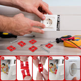 148 Pcs Electrical Outlet Box Spacers, Stackable Plastic Flush Mount Shims for Receptacles In Australia - Darrahopens