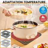 2 Pack Silicone Sink Protector Mats, Anti Slip Heat Resistant Grid Pads, Black 12.2 x 11.5 In In Australia - Darrahopens