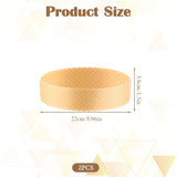 2 Pack Silicone Wig Grip Bands, No Slip Double Sided Elastic Wig Headbands, Skin Color Medium