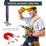 20 Pcs Impact Hex Drill Bit Set, S2 Steel Magnetic SAE Metric Bits for Drivers, 1/4 Inch Shank In Australia - Darrahopens