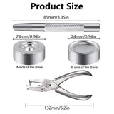 200 Pcs Stainless Steel Snap Fastener Kit, Heavy Duty Press Studs with Pliers for Sewing