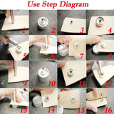200 Pcs Stainless Steel Snap Fastener Kit, Heavy Duty Press Studs with Pliers for Sewing In Australia - Darrahopens