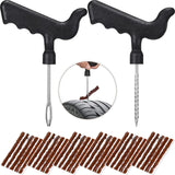 32 Pcs Tire Plug Repair Kit, T Handle Tools and Rubber Strings for Tubeless Tires Cars Trucks In Australia - Darrahopens