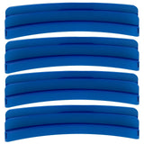 4 Pcs Playing Card Holders, Curved Non Slip Hands Free Card Racks for Kids Seniors, Navy Blue