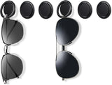 6 Pack Wall Mounted Sunglasses Organizer, Folding Eyeglass Holder Rack for Closet, Black In Australia - Darrahopens