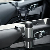 6 Pcs Car Window Cup Holders, Portable Hanging Drink Mounts for Truck RV Car Doors, Black