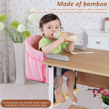 Baby High Chair Footrest, Adjustable Bamboo Foot Support with Straps for Hook On Highchairs In Australia - Darrahopens