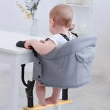 Baby High Chair Footrest, Adjustable Bamboo Foot Support with Straps for Hook On Highchairs