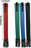 4 Pack Horse Tail Bags, Non Woven Tail Wraps with Fastener Fringe, Black Red Blue Green In Australia - Darrahopens