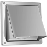 4 Inch Stainless Steel Dryer Vent Cover, Weatherproof Gravity Flap Wall Exhaust Vent for Home Dryer In Australia - Darrahopens