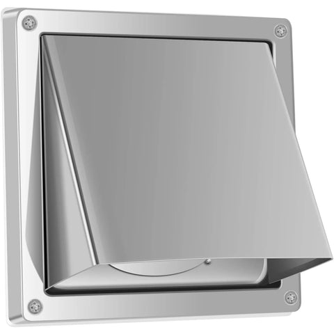 4 Inch Stainless Steel Dryer Vent Cover, Weatherproof Gravity Flap Wall Exhaust Vent for Home Dryer In Australia - Darrahopens