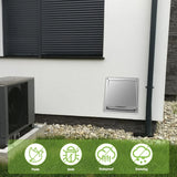 4 Inch Stainless Steel Dryer Vent Cover, Weatherproof Gravity Flap Wall Exhaust Vent for Home Dryer In Australia - Darrahopens