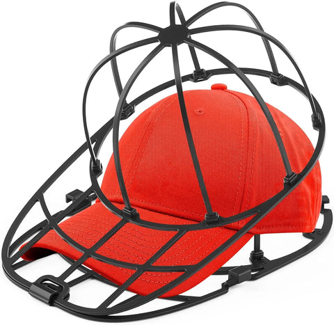 Hat Washer Cage, Heavy Duty Baseball Cap Cleaner and Shaper for Washing Machine, Black In Australia - Darrahopens