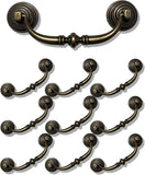 10 Pack Drop Bail Drawer Pull Handles, Shabby Chic Zinc Alloy Cabinet Hardware, Antique Bronze In Australia - Darrahopens