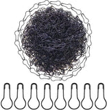 1000 Pcs Metal Gourd Safety Pins, 0.8 Inch Clothing Craft Tailor DIY Accessory Pins, Black In Australia - Darrahopens