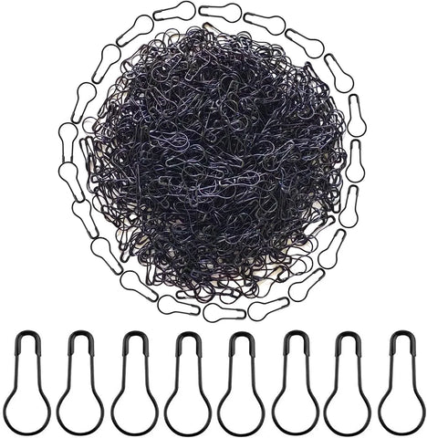 1000 Pcs Metal Gourd Safety Pins, 0.8 Inch Clothing Craft Tailor DIY Accessory Pins, Black In Australia - Darrahopens