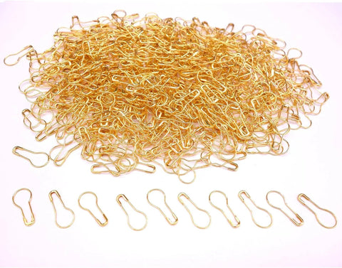 1000 Pcs Metal Gourd Safety Pins, 0.8 Inch Clothing Craft Tailor DIY Accessory Pins, Golden In Australia - Darrahopens