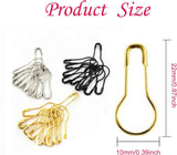 1000 Pcs Metal Gourd Safety Pins, 0.8 Inch Clothing Craft Tailor DIY Accessory Pins, Golden In Australia - Darrahopens