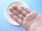 1000 Pcs Metal Gourd Safety Pins, 0.8 Inch Clothing Craft Tailor DIY Accessory Pins, Golden