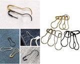 1000 Pcs Metal Gourd Safety Pins, 0.8 Inch Clothing Craft Tailor DIY Accessory Pins, Golden In Australia - Darrahopens