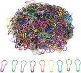 1000 Pcs Metal Gourd Safety Pins, 0.8 Inch Clothing Craft Tailor DIY Accessory Pins, Multicolor