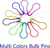 1000 Pcs Metal Gourd Safety Pins, 0.8 Inch Clothing Craft Tailor DIY Accessory Pins, White