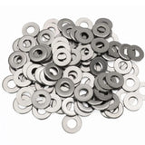 100 Pcs 1/4 Inch Flat Washers, 304 Stainless Steel Anti Rust Washers for Screws Bolts