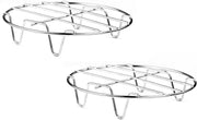 2 Pcs Stainless Steel Steaming Rack Set, Round Trivet Cooling Stand for Pot Pressure Cooker, 5.9 Inch In Australia - Darrahopens
