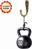 20 Pcs Small Wall Hooks, Zinc Alloy Key Coat Cup Hooks with Stainless Screws, Bronze