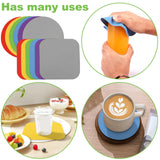 24 Pack Silicone Jar Gripper Pads, Honeycomb Non Slip Jar Opener Mats for Seniors, 6 Colors