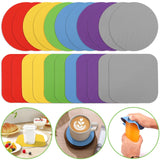 24 Pack Silicone Jar Gripper Pads, Honeycomb Non Slip Jar Opener Mats for Seniors, 6 Colors