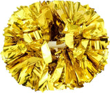 6 Pcs Metallic Cheerleading Pom Poms with Baton Handles for Sports Team Parties, Gold In Australia - Darrahopens