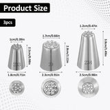 3 Pcs Grass Piping Tips, Stainless Steel Icing Nozzles 233 234 29 for Cake Cupcake Frosting In Australia - Darrahopens