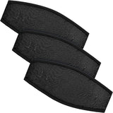 3 Pack Neoprene Diving Mask Strap Covers, Hair Protector Wraps for Snorkeling, Black 7.5 x 3.5 In In Australia - Darrahopens