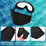 3 Pack Neoprene Diving Mask Strap Covers, Hair Protector Wraps for Snorkeling, Black 7.5 x 3.5 In In Australia - Darrahopens